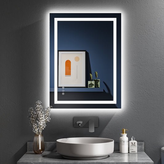 2022 Collection  Backlit + Front-Lighted LED Mirror for Bathroom 24 x 32 Inch